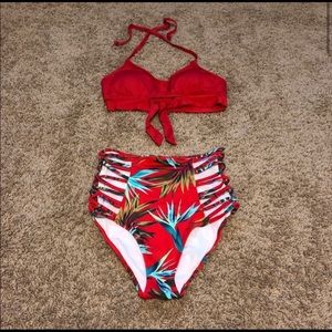 PINK High-waist bikini set